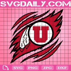 Utah Utes Claws Svg