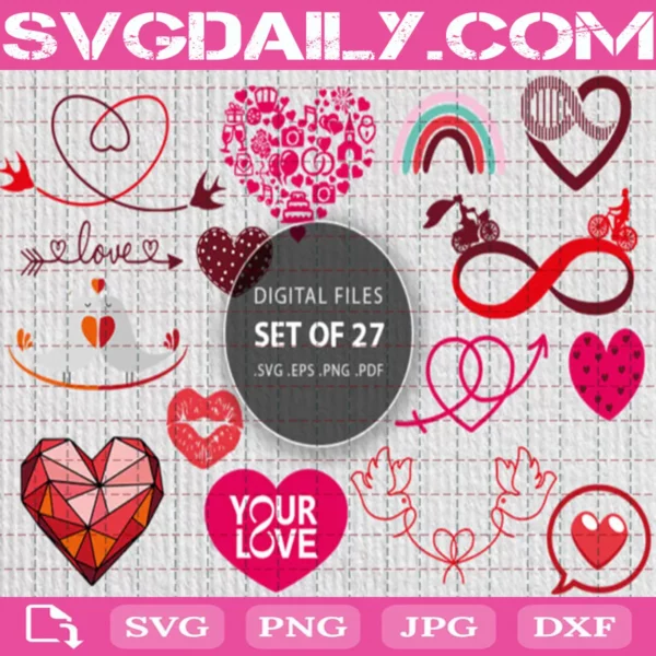 Valentine Love Bundle Svg Free