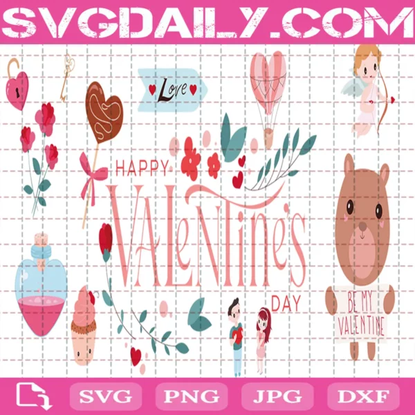 Valentine Love Bundle Svg Free