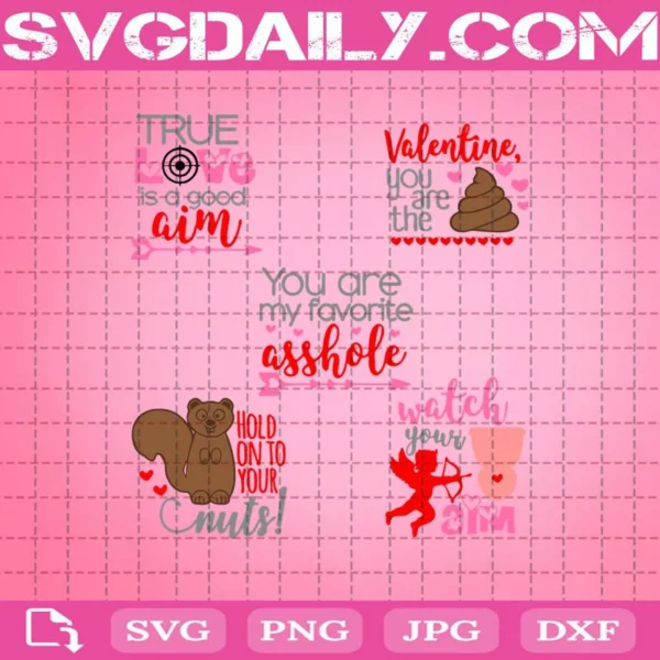 Valentines Day Toilet Paper Roll Svg Bundle