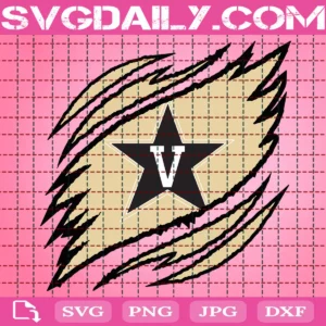 Vanderbilt Commodores Claws Svg