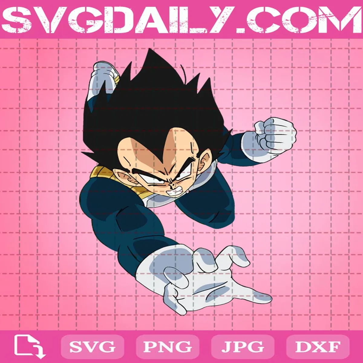 Vegeta Svg, Vegeta Anime Svg