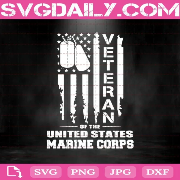 Veteran Of The United States Marine Corps Svg