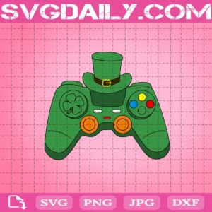 Video Game Gaming St Patricks Day Gamer Boys Svg