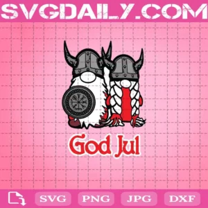 Viking Nisse Gloedelig Jul Svg