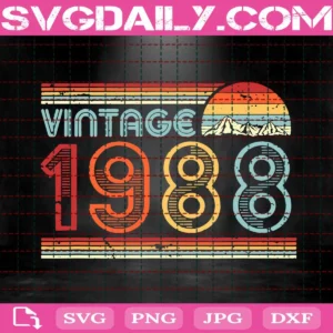 Vintage 1988 Svg