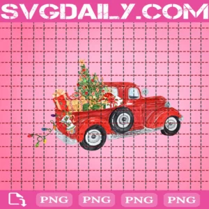 Vintage Christmas Car Png
