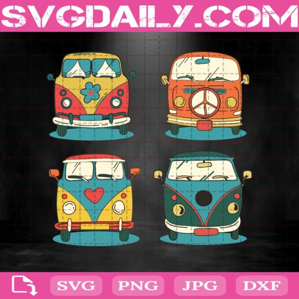 Vintage Van Svg Bundle
