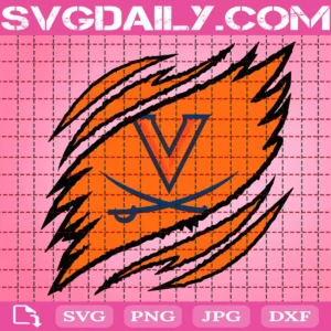 Virginia Cavaliers Claws Svg