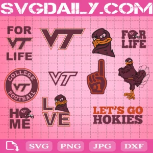 Virginia Tech Hokies Svg