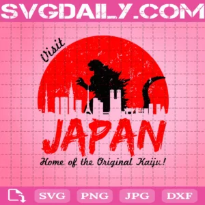 Visit Japan Home Of The Original Kaiju Svg
