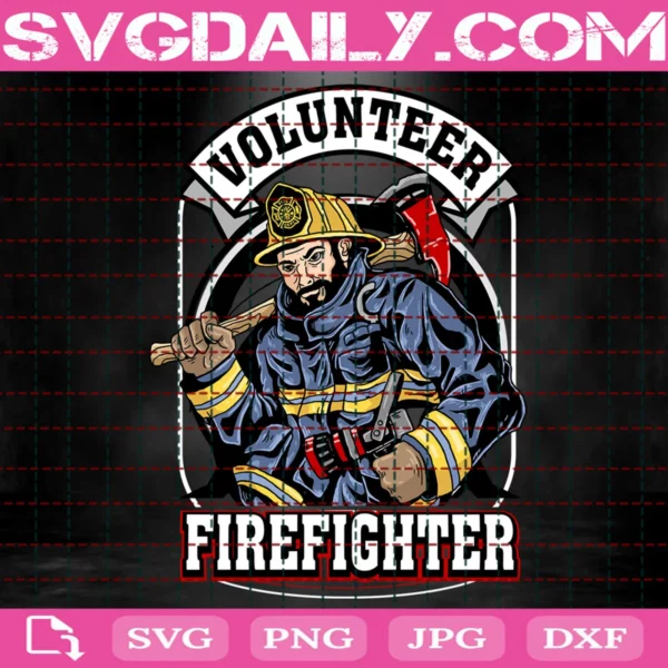 Volunteer Firefighter Svg