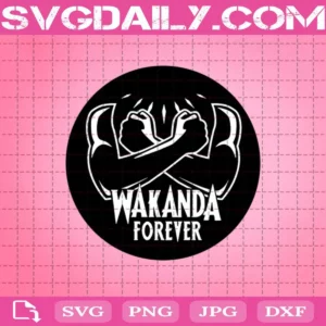 Wakanda Forever Logo Svg