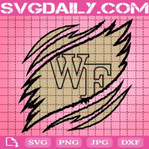 Wake Forest Demon Deacons Claws Svg