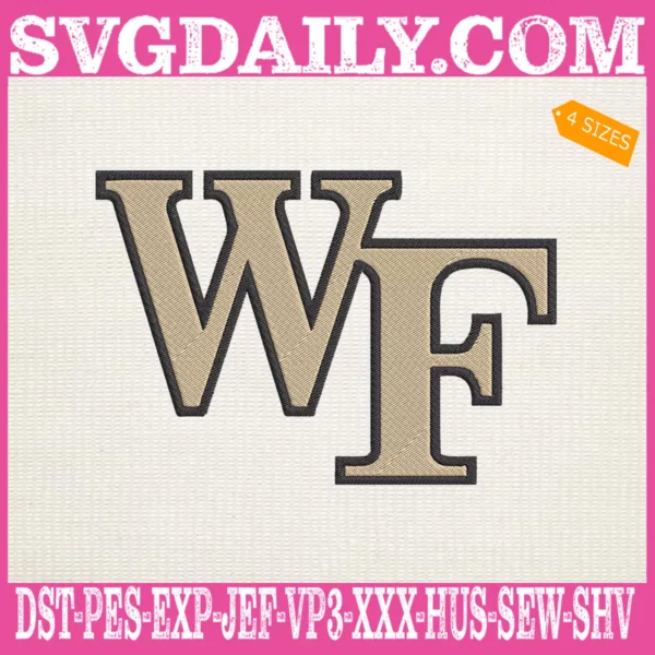 Wake Forest Demon Deacons Embroidery Machine