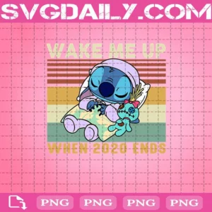 Wake Me Up When 2020 Ends Stitch Png