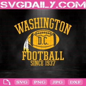 Washington D.C Football Since 1937 Svg