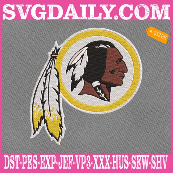 Washington Redskins Embroidery Files