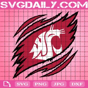 Washington State Cougars Claws Svg