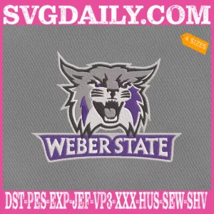 Weber State Wildcats Embroidery Files