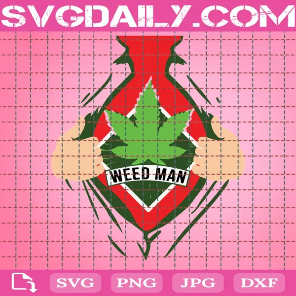 Weed Man Vector, Digital Clipart