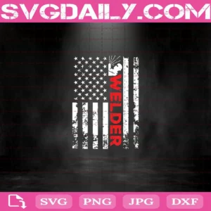 Welder Svg, American Flag Welding Svg