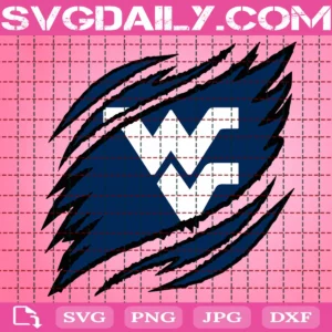 West Virginia Mountaineers Claws Svg