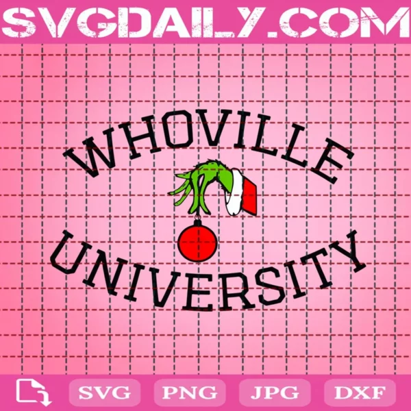 Whoville University Svg