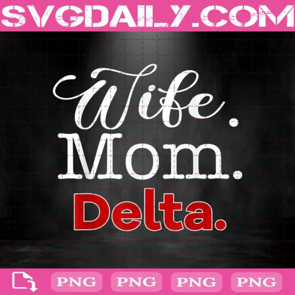 Wife Mom Delta Png