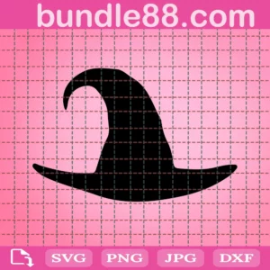 Witch Hat Svg, File For Cricut
