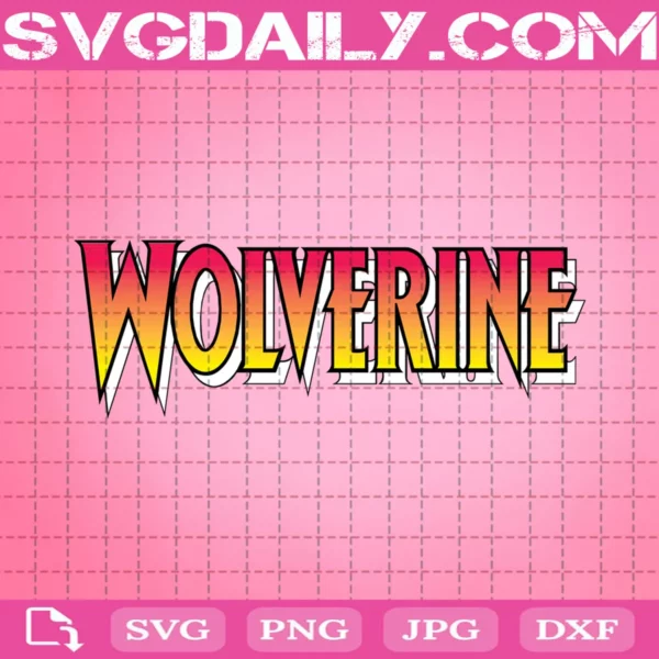 Wolverine Text Svg