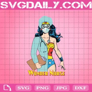 Wonder Woman Nurse Svg