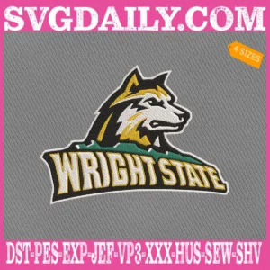 Wright State Raiders Embroidery Files