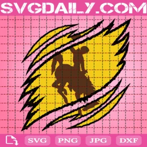 Wyoming Cowboys Claws Svg