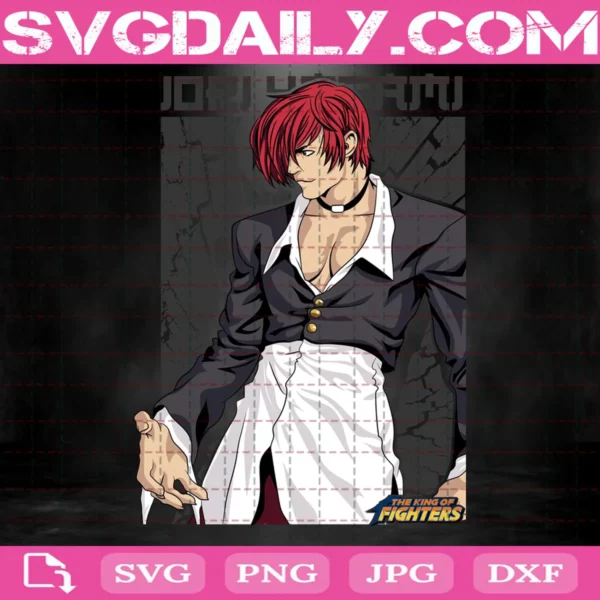 Yagami Iori Svg, The King Of Fighters Svg