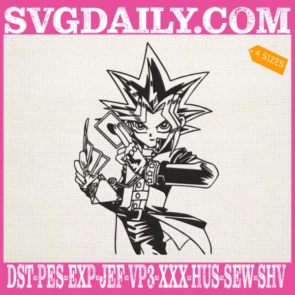 Yami Yugi Embroidery Design