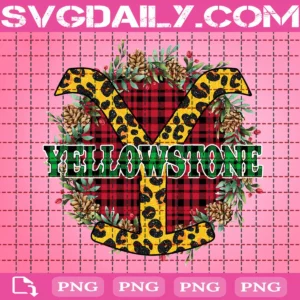 Yellowstone Christmas Flower Circle Png