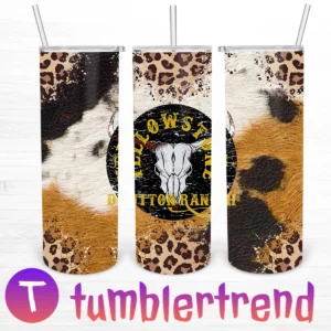 Yellowstone Dutton Ranch 20oz Tumbler Skinny