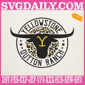 Yellowstone Dutton Ranch Embroidery Files