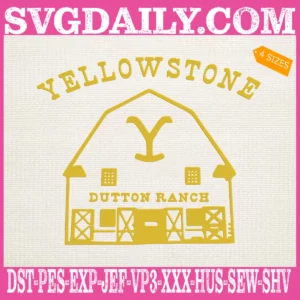 Yellowstone Dutton Ranch Embroidery Files