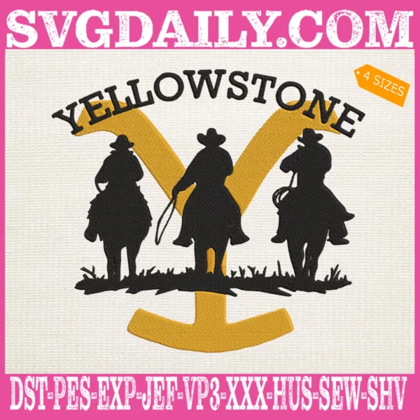Yellowstone Embroidery Files