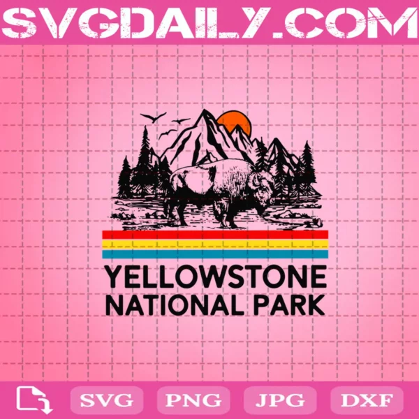 Yellowstone National Park Svg