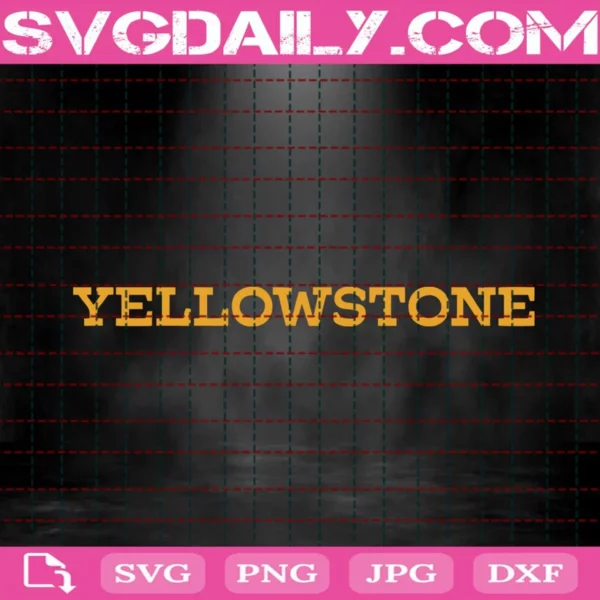 Yellowstone Yellow Svg