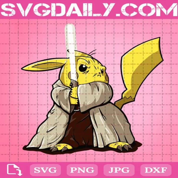Yodachu Svg, Pokemon Pikachu Svg
