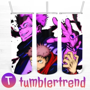 Yuji And Sukuna 20oz Skinny Tumbler
