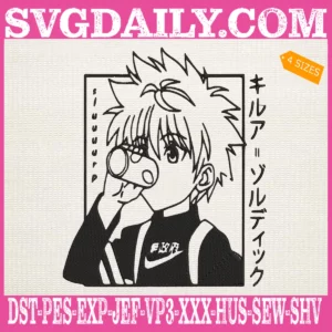 Zoldyck Killua Embroidery Design