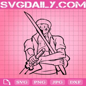 Zoro Take The Swords Svg
