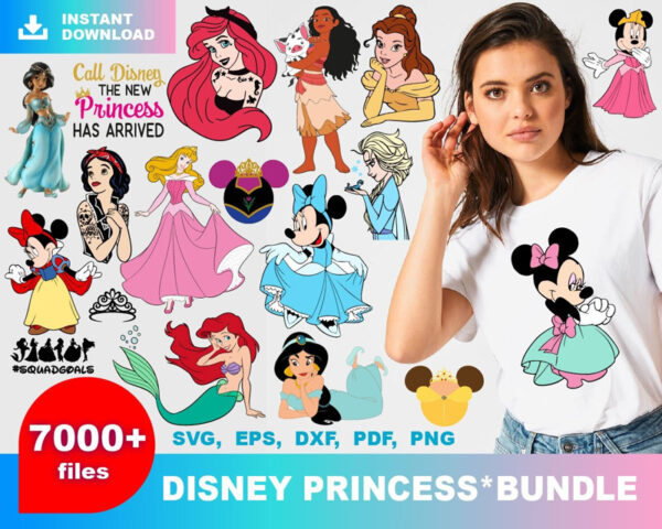 7000+ Disney Princess Bundle