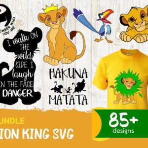 85+ Lion King Bundle Svg
