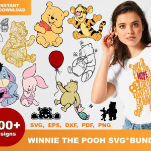 100+ Winnie The Pooh Bundle Svg